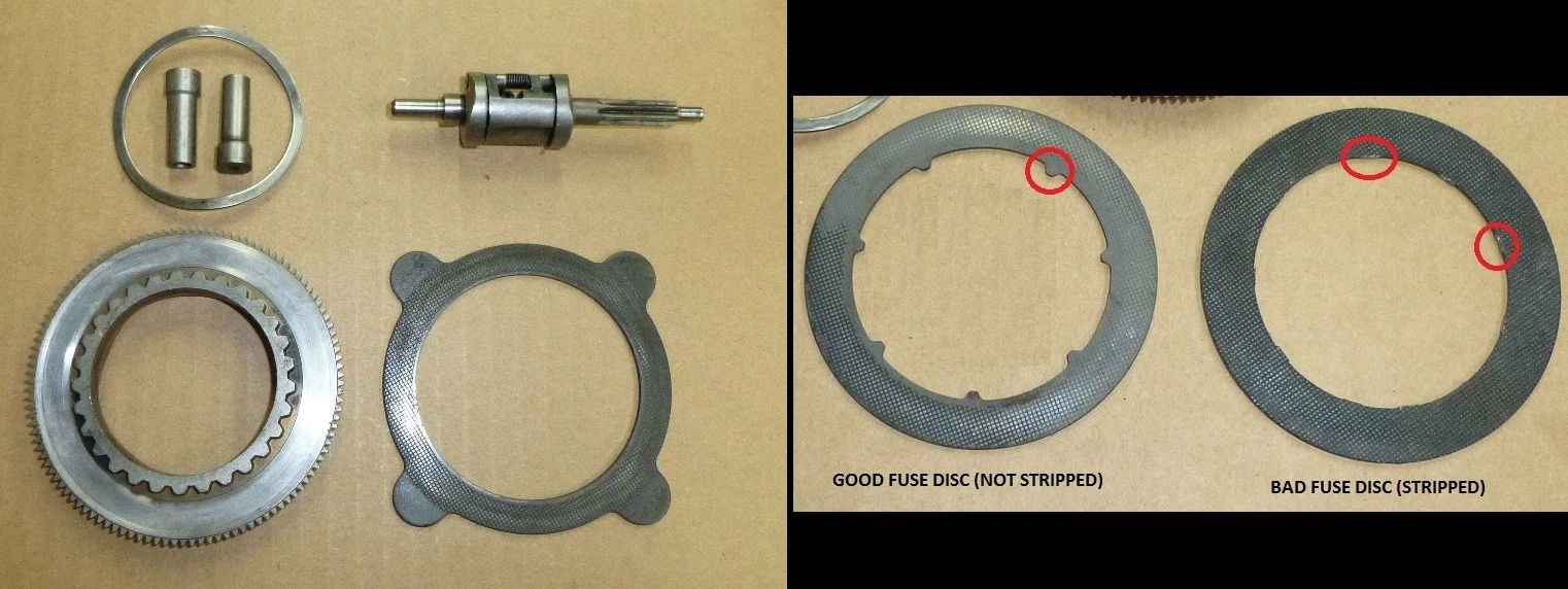 G80 8.5 or 8.625 Governor Fuse Disc Case Bushings Repair Kit